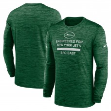 New York Jets Nike Green Sideline Velocity Performance Long Sleeve T-Shirt New York Jets Nike Green Sideline Velocity Performance Long Sleeve T-Shirt