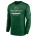 New York Jets Nike Green Sideline Velocity Performance Long Sleeve T-Shirt