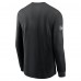 Футболка с длинным рукавом Indianapolis Colts Nike Black Sideline Dri-FIT