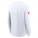 Футболка с длинным рукавом Houston Texans Nike White Sideline Dri-FIT