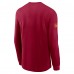 Футболка с длинным рукавом Washington Commanders Nike Burgundy Sideline Dri-FIT
