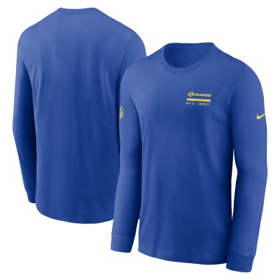 Los Angeles Rams Nike Sideline Dri-FIT Long Sleeve T-Shirt - Royal