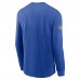 Los Angeles Rams Nike Sideline Dri-FIT Long Sleeve T-Shirt - Royal