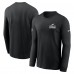 Футболка с длинным рукавом Philadelphia Eagles Nike Black Sideline Dri-FIT