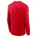 Футболка с длинным рукавом Kansas City Chiefs Nike Red Sideline Dri-FIT