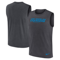 Los Angeles Chargers Nike Charcoal Primetime Legend Dri-FIT Muscle Tank Top