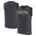 Майка New Orleans Saints Nike Charcoal Primetime Legend Performance Muscle