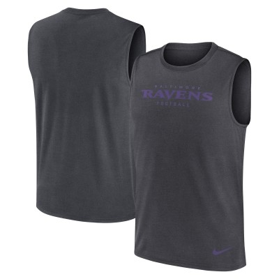 Майка Baltimore Ravens Nike Charcoal Primetime Legend Dri-FIT Muscle