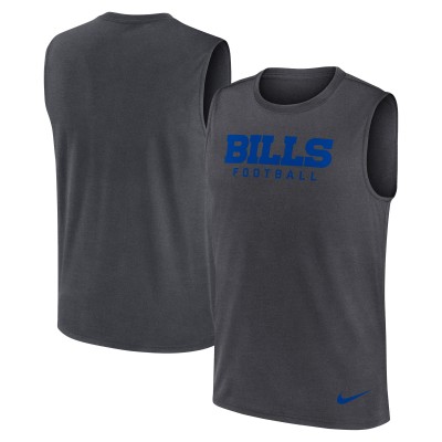 Майка Buffalo Bills Nike Charcoal Primetime Legend Dri-FIT Muscle