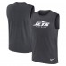 New York Jets Nike Charcoal Primetime Legend Dri-FIT Muscle Tank Top New York Jets Nike Charcoal Primetime Legend Dri-FIT Muscle Tank Top
