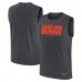 Cleveland Browns Nike Charcoal Primetime Legend Dri-FIT Muscle Tank Top
