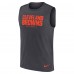 Cleveland Browns Nike Charcoal Primetime Legend Dri-FIT Muscle Tank Top