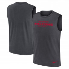 Майка Atlanta Falcons Nike Charcoal Primetime Legend Dri-FIT Muscle