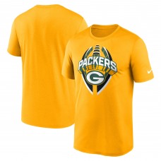 Футболка Green Bay Packers Nike Gold Legend Icon Performance
