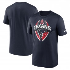 Футболка Houston Texans Nike Navy Legend Icon Performance