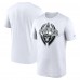 Las Vegas Raiders Nike White Legend Icon Performance T-Shirt