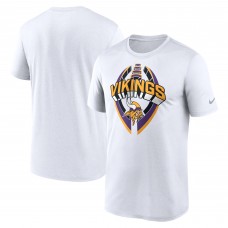 Minnesota Vikings Nike White Legend Icon Performance T-Shirt