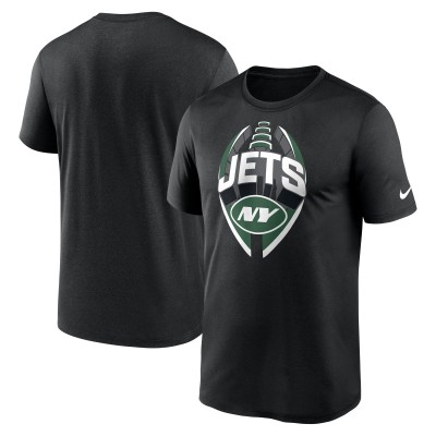 New York Jets Nike Black Legend Icon Performance T-Shirt