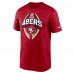 San Francisco 49ers Nike Scarlet Legend Icon Performance T-Shirt