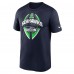 Seattle Seahawks Nike College Navy Legend Icon Performance T-Shirt