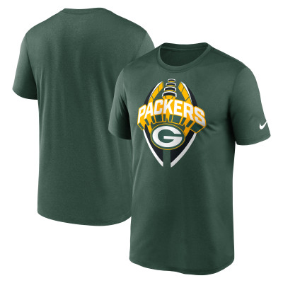 Футболка Green Bay Packers Nike Green Legend Icon Performance