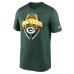 Футболка Green Bay Packers Nike Green Legend Icon Performance