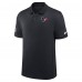 Houston Texans Nike Navy Sideline Victory Stripe Dri-FIT Polo