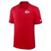 Kansas City Chiefs Nike Red Sideline Victory Stripe Dri-FIT Polo