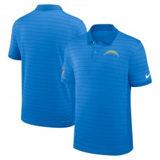 Los Angeles Chargers Nike Powder Blue Sideline Victory Stripe Dri-FIT Polo