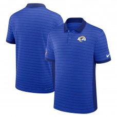 Los Angeles Rams Nike Sideline Victory Stripe Dri-FIT Polo - Royal