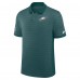 Philadelphia Eagles Nike Midnight Green Sideline Victory Stripe Dri-FIT Polo