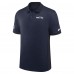 Seattle Seahawks Nike College Navy Sideline Victory Stripe Dri-FIT Polo