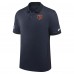 Chicago Bears Nike Navy Sideline Victory Stripe Performance Polo