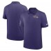 Baltimore Ravens Nike Purple Sideline Victory Stripe Performance Polo