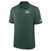 Green Bay Packers Nike Green Sideline Victory Stripe Performance Polo