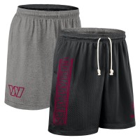 Шорты Washington Commanders Nike Black Sideline Reversible Dri-FIT