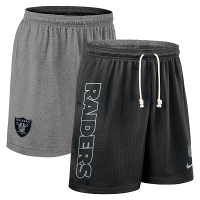 Шорты Las Vegas Raiders Nike Black Sideline Reversible Dri-FIT
