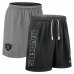 Шорты Las Vegas Raiders Nike Black Sideline Reversible Dri-FIT