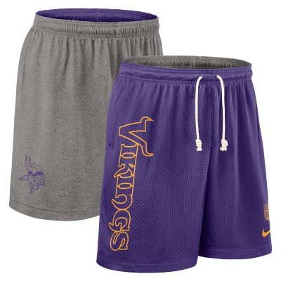Шорты Minnesota Vikings Nike Purple Sideline Reversible Dri-FIT