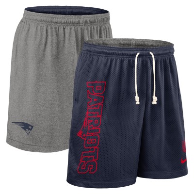 Шорты New England Patriots Nike Navy Sideline Reversible Dri-FIT
