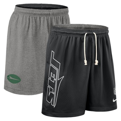 Шорты New York Jets Nike Black Sideline Reversible Dri-FIT