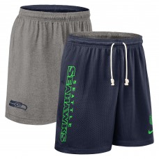 Шорты Seattle Seahawks Nike College Navy Sideline Reversible Dri-FIT