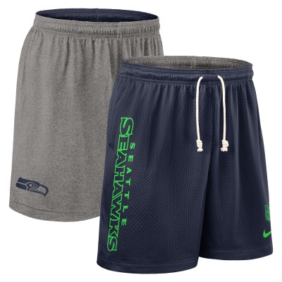 Шорты Seattle Seahawks Nike College Navy Sideline Reversible Dri-FIT