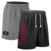 Шорты San Francisco 49ers Nike Black Sideline Reversible Dri-FIT