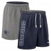 Шорты Dallas Cowboys Nike Navy Sideline Reversible Dri-FIT