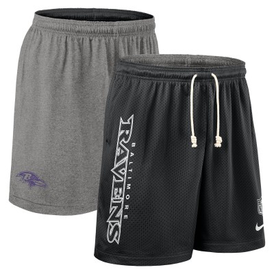 Шорты Baltimore Ravens Nike Black Sideline Reversible Dri-FIT