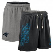 Шорты Carolina Panthers Nike Black Sideline Reversible Dri-FIT