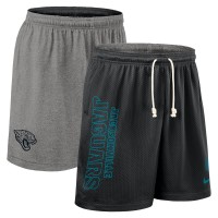 Jacksonville Jaguars Nike Black Sideline Reversible Dri-FIT Shorts