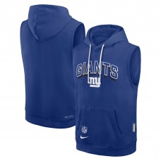Худи без рукавов New York Giants Nike Royal Sideline Standard Issue Dri-FIT
