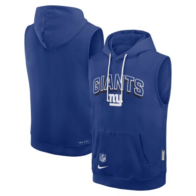 Худи без рукавов New York Giants Nike Royal Sideline Standard Issue Dri-FIT